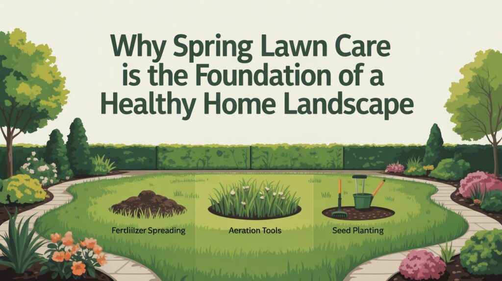 Why Spring Lawn Care Is the Foundation of a Healthy Home Landscape Foundation of a Healthy