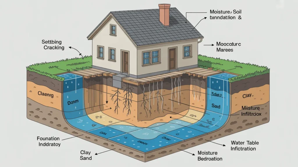 How Moisture and Soil Conditions Affect Residential Stability How Moisture and Soil Conditions