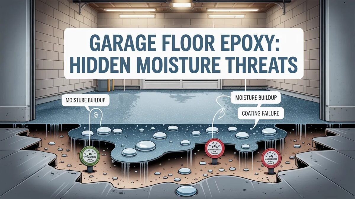 Garage Floor Epoxy: Hidden Moisture Threats - WillyHomes