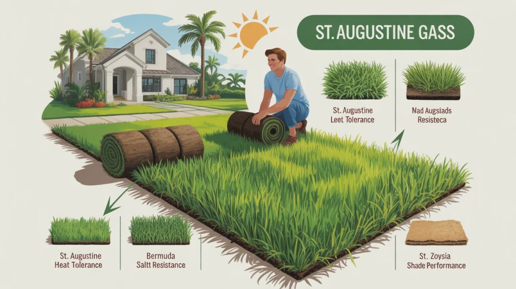Why New Grass Installation Florida Homeowners Prefer St Augustine Sod for Long-Term Results