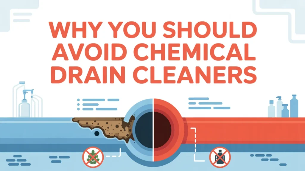 WHY YOU SHOULD AVOID CHEMICAL DRAIN CLEANERS