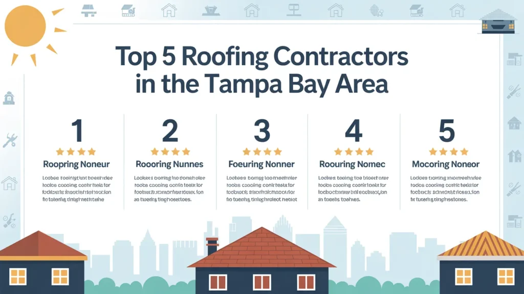 Top 5 Roofing Contractors in the Tampa Bay Area